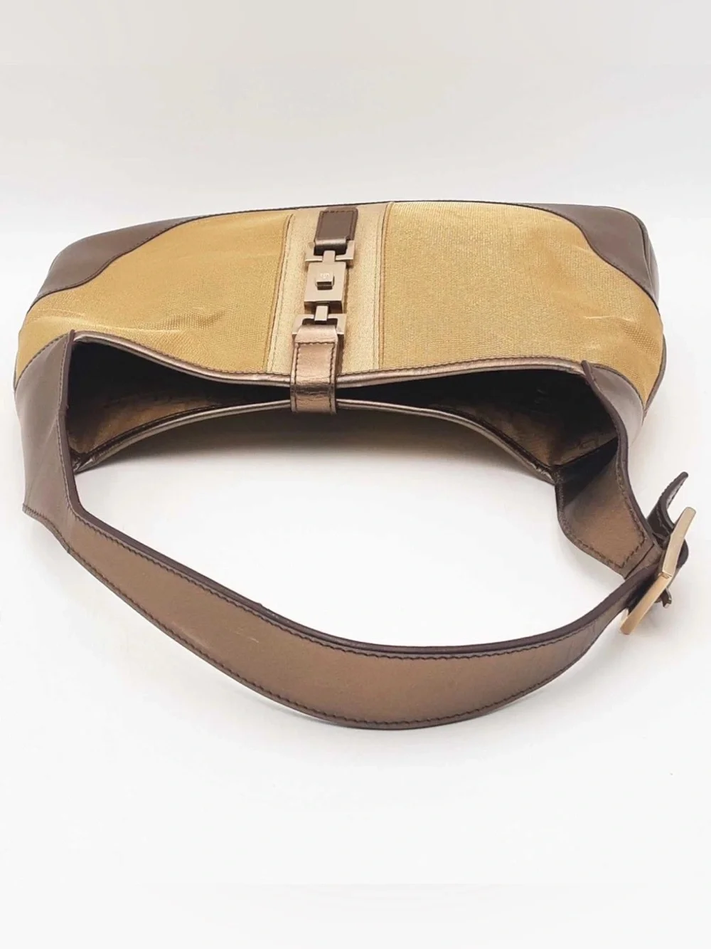 💎Authentic Gucci Jackie Gold Hobo Shoulder Bag 💎